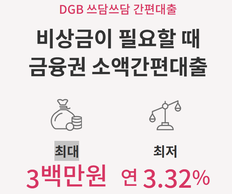 대구은행 비상금대출